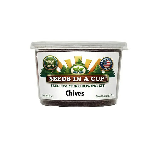 Chives Grow Kit | Grow Fresh Chives from Seed | Seeds In A Cup®