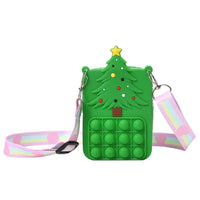 Christmas Fidget Bubble Pop Crossbody Bags