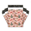 Christmas Sleigh Poly Mailers Size 10x13 Winter Shipping Bags