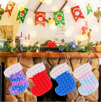 Christmas Stocking Bubble Pop Fidget Hanging Decor Stockings