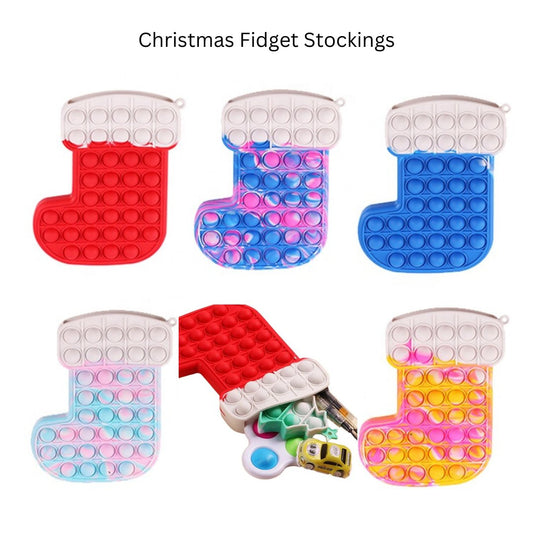 Christmas Stocking Bubble Pop Fidget Hanging Decor Stockings