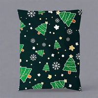 Christmas Tree Poly Mailers Size 10x13 Shipping Bags