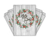 Christmas Wreath Poly Mailers Size 10x13 Shipping Bags