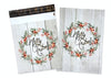 Christmas Wreath Poly Mailers Size 10x13 Shipping Bags