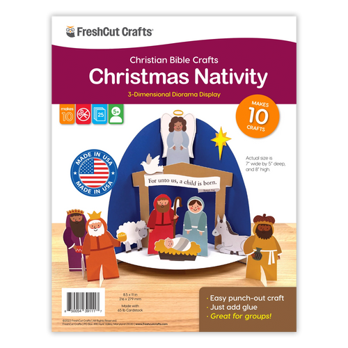 Christmas Nativity 3-D Display
