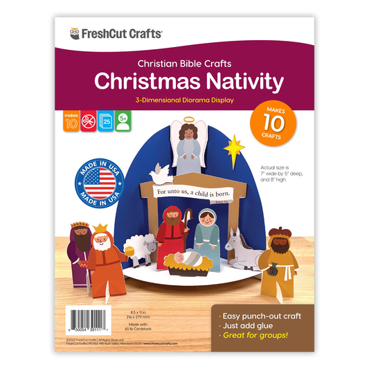 Christmas Nativity 3-D Display