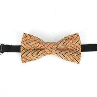 Classic Children Striped Elegant New Bow Tie Cute Kids Design Boys Brown Color Printed Bowties