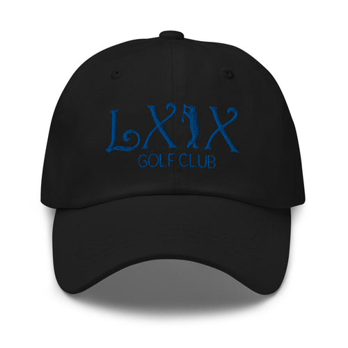 LXIX GOLF CLUB LXIX GOLF CLUB Curve Logo Dad Hat - Blue Logo