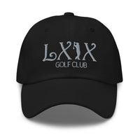 LXIX GOLF CLUB LXIX GOLF CLUB Curve Logo Dad Hat - Gray Logo