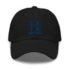 LXIX GOLF CLUB LXIX GOLF CLUB Four Box Logo Dad Hat - Blue Logo