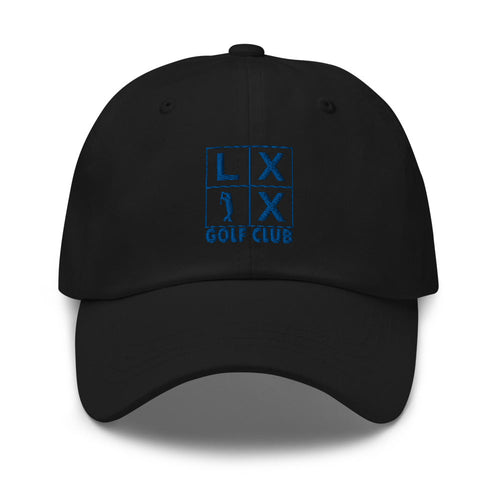 LXIX GOLF CLUB LXIX GOLF CLUB Four Box Logo Dad Hat - Blue Logo