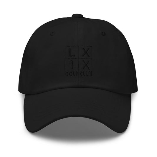 LXIX GOLF CLUB LXIX GOLF CLUB Four Box Logo Dad Hat - Black Logo