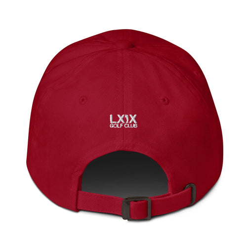 Upside Down Golf Dad Hat LXIX GOLF CLUB