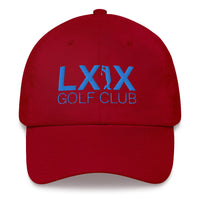 LXIX GOLF CLUB LXIX GOLF CLUB Swinger Logo Dad Hat - Aqua Logo