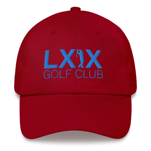LXIX GOLF CLUB LXIX GOLF CLUB Swinger Logo Dad Hat - Aqua Logo