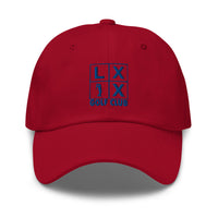 LXIX GOLF CLUB LXIX GOLF CLUB Four Box Logo Dad Hat - Blue Logo