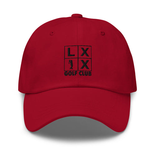 LXIX GOLF CLUB LXIX GOLF CLUB Four Box Logo Dad Hat - Black Logo