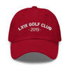 LXIX GOLF CLUB LXIX GOLF CLUB Arch Logo Dad Hat - White Logo