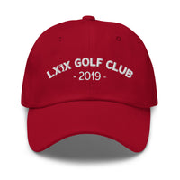 LXIX GOLF CLUB LXIX GOLF CLUB Arch Logo Dad Hat - White Logo