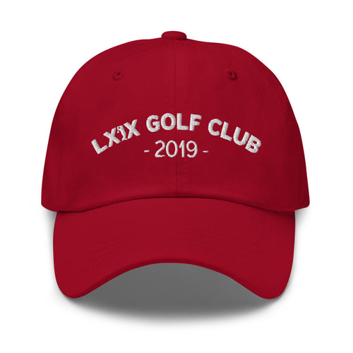 LXIX GOLF CLUB LXIX GOLF CLUB Arch Logo Dad Hat - White Logo