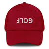 Upside Down Golf Dad Hat LXIX GOLF CLUB