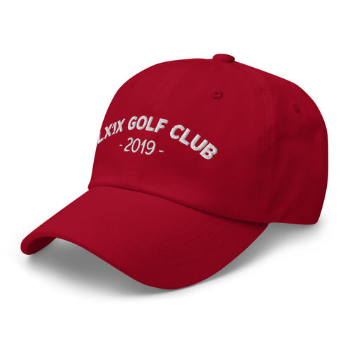 LXIX GOLF CLUB LXIX GOLF CLUB Arch Logo Dad Hat - White Logo