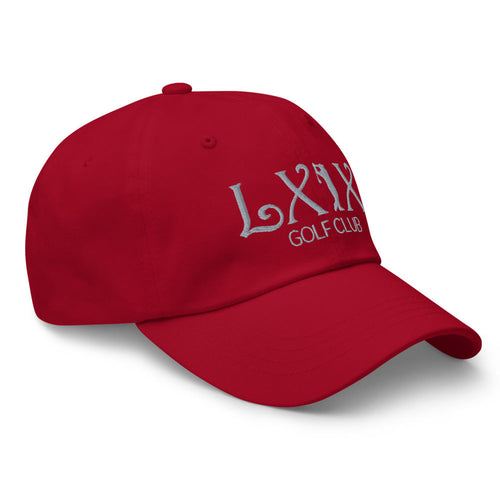 LXIX GOLF CLUB LXIX GOLF CLUB Curve Logo Dad Hat - Gray Logo