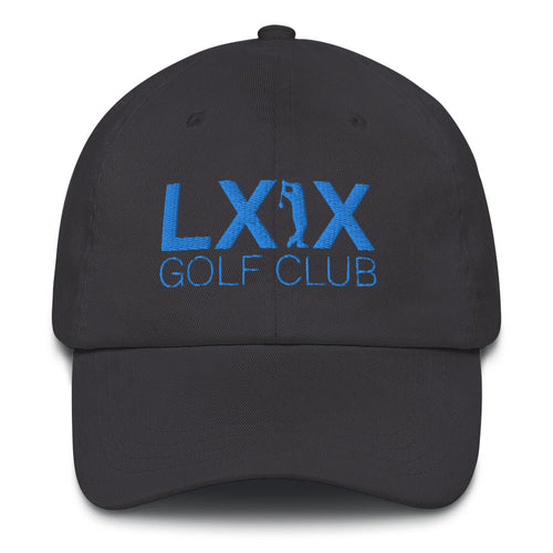 LXIX GOLF CLUB LXIX GOLF CLUB Swinger Logo Dad Hat - Aqua Logo