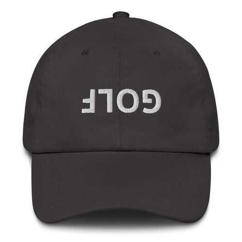 Upside Down Golf Dad Hat LXIX GOLF CLUB
