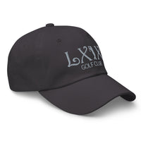 LXIX GOLF CLUB LXIX GOLF CLUB Curve Logo Dad Hat - Gray Logo