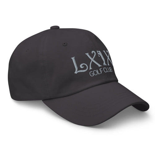 LXIX GOLF CLUB LXIX GOLF CLUB Curve Logo Dad Hat - Gray Logo