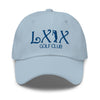 LXIX GOLF CLUB LXIX GOLF CLUB Curve Logo Dad Hat - Blue Logo