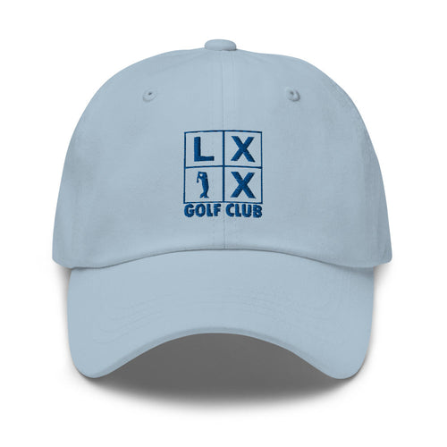 LXIX GOLF CLUB LXIX GOLF CLUB Four Box Logo Dad Hat - Blue Logo