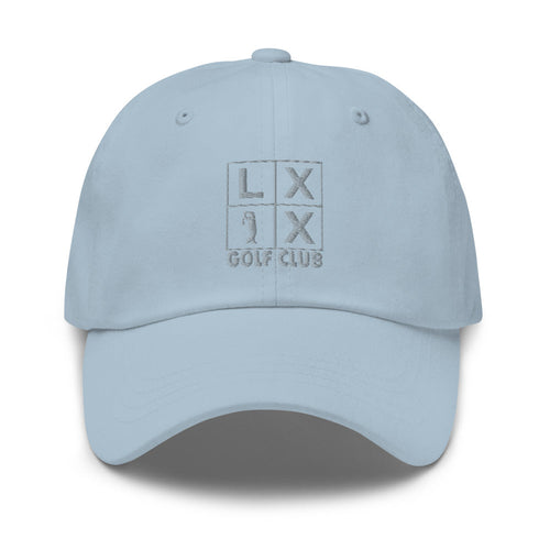 LXIX GOLF CLUB LXIX GOLF CLUB Four Box Logo Dad Hat - Gray Logo