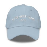 LXIX GOLF CLUB LXIX GOLF CLUB Arch Logo Dad Hat - White Logo