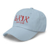 LXIX GOLF CLUB LXIX GOLF CLUB Curve Logo Dad Hat - Red Logo