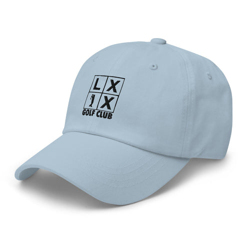 LXIX GOLF CLUB LXIX GOLF CLUB Four Box Logo Dad Hat - Black Logo