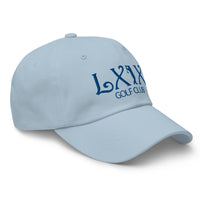 LXIX GOLF CLUB LXIX GOLF CLUB Curve Logo Dad Hat - Blue Logo