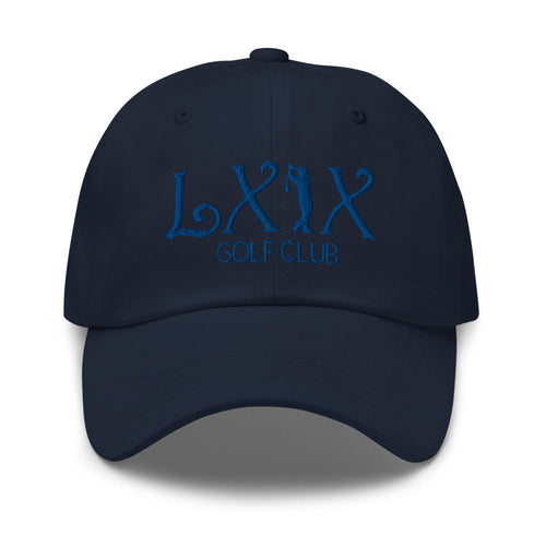 LXIX GOLF CLUB LXIX GOLF CLUB Curve Logo Dad Hat - Blue Logo
