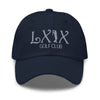 LXIX GOLF CLUB LXIX GOLF CLUB Curve Logo Dad Hat - Gray Logo