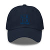 LXIX GOLF CLUB LXIX GOLF CLUB Four Box Logo Dad Hat - Blue Logo