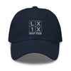 LXIX GOLF CLUB LXIX GOLF CLUB Four Box Logo Dad Hat - Gray Logo