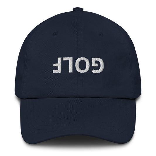 Upside Down Golf Dad Hat LXIX GOLF CLUB