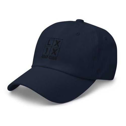 LXIX GOLF CLUB LXIX GOLF CLUB Four Box Logo Dad Hat - Black Logo