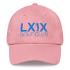 LXIX GOLF CLUB LXIX GOLF CLUB Swinger Logo Dad Hat - Aqua Logo