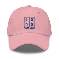 LXIX GOLF CLUB LXIX GOLF CLUB Four Box Logo Dad Hat - Blue Logo