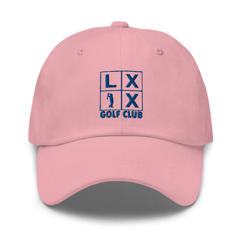 LXIX GOLF CLUB LXIX GOLF CLUB Four Box Logo Dad Hat - Blue Logo