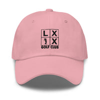 LXIX GOLF CLUB LXIX GOLF CLUB Four Box Logo Dad Hat - Black Logo