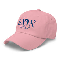 LXIX GOLF CLUB LXIX GOLF CLUB Curve Logo Dad Hat - Blue Logo