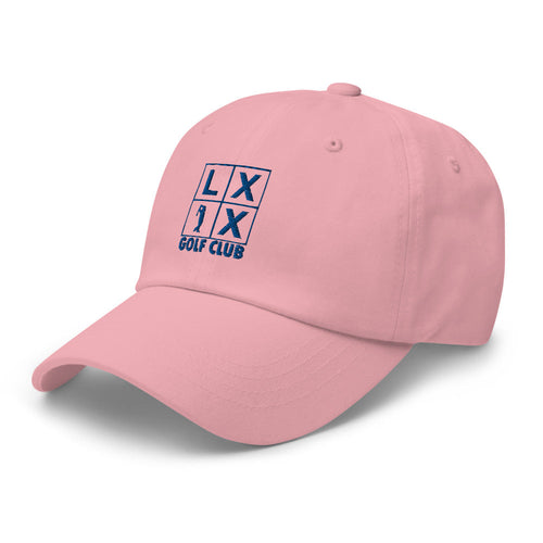 LXIX GOLF CLUB LXIX GOLF CLUB Four Box Logo Dad Hat - Blue Logo